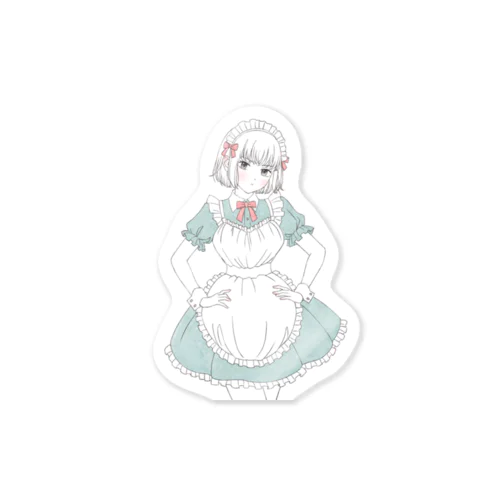 メイドグリーン Sticker