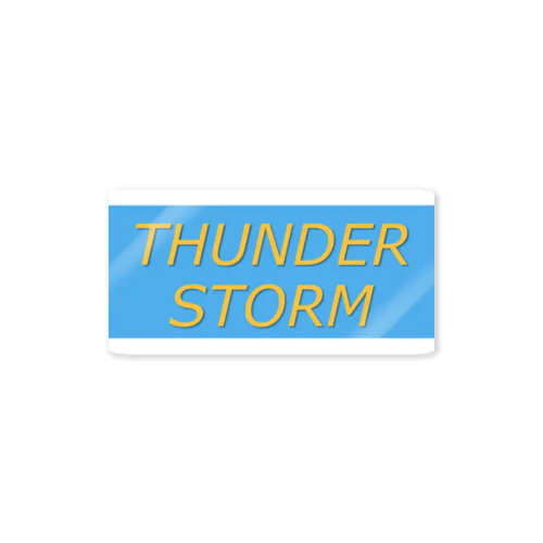 THUNDER STORM Sticker