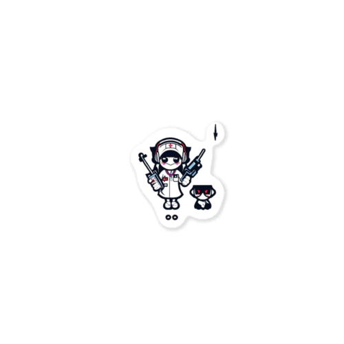 CuteCombat_nurse(ナース)_ver.002 Sticker