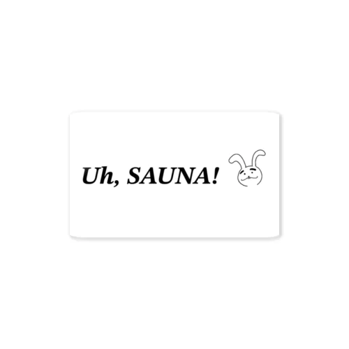 Uh,SAUNAグッズ Sticker