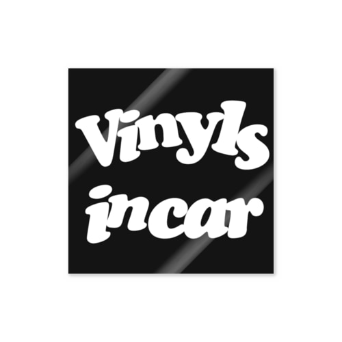 Vinyls in car ステッカー Sticker