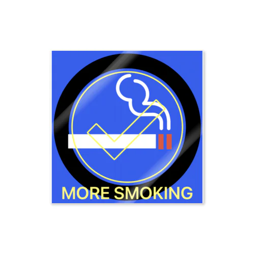 MORE SMOKING Sticker