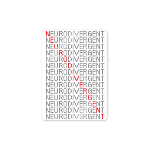 Neurodivergent ステッカー