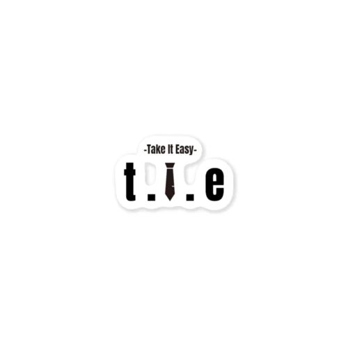 t.i.e ロゴステッカー Sticker