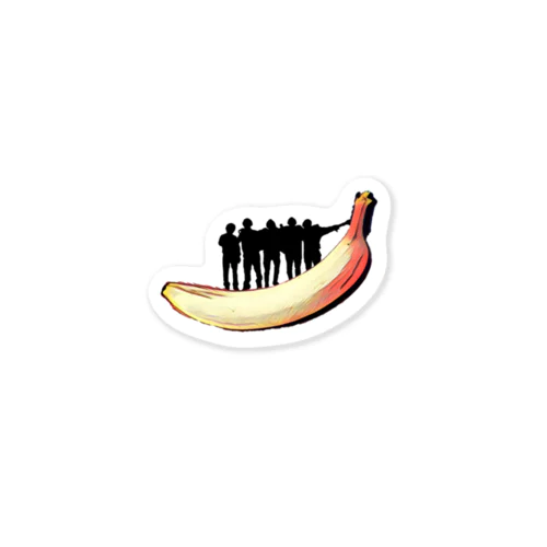 JSTバナナ Sticker