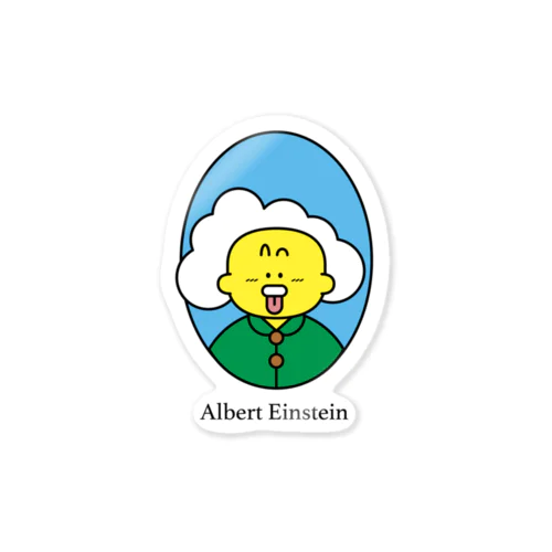 Albert Einstein  ステッカー
