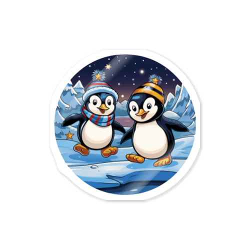 ペンギンくんのアイススケート Sticker