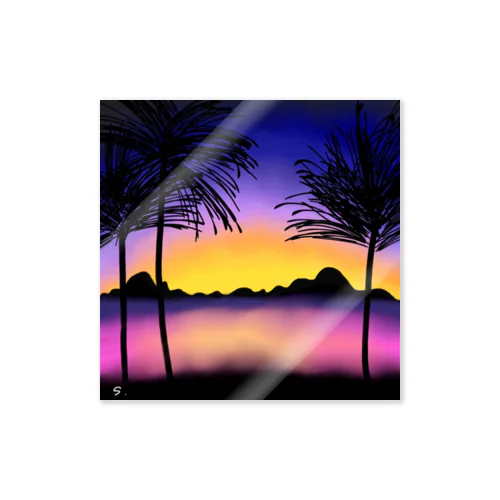 SunSet Sticker