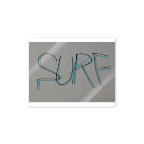 SURF 文字(青影) Sticker