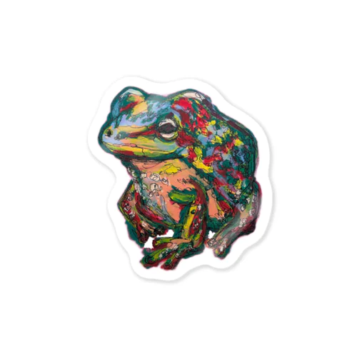 crisp frog Sticker