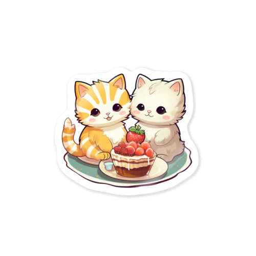 ねこぱふぇ Sticker