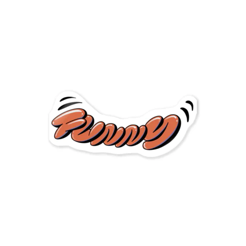 FUNNY(ロゴ)ステッカー Sticker