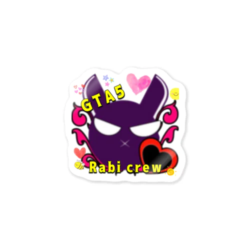 GTA5 Rabi crew エンブレム Sticker