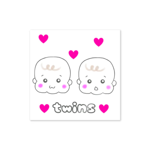 twinsべびぃ♡ Sticker