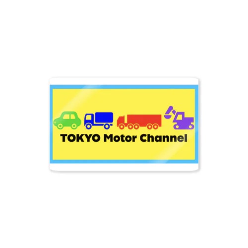 TOKYO motor Channelステッカー ステッカー