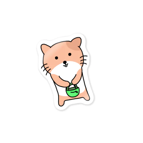 ぶちなねこのステッカー Sticker