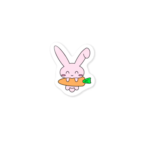 ニコっとうさちゃん Sticker