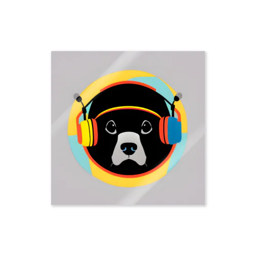 DJ.dogs dogs6 Sticker