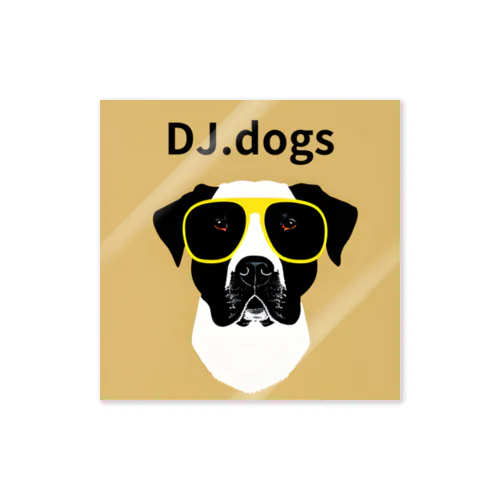 DJ.dogs dogs 7 Sticker
