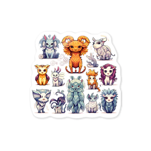 Mythical creatures Sticker