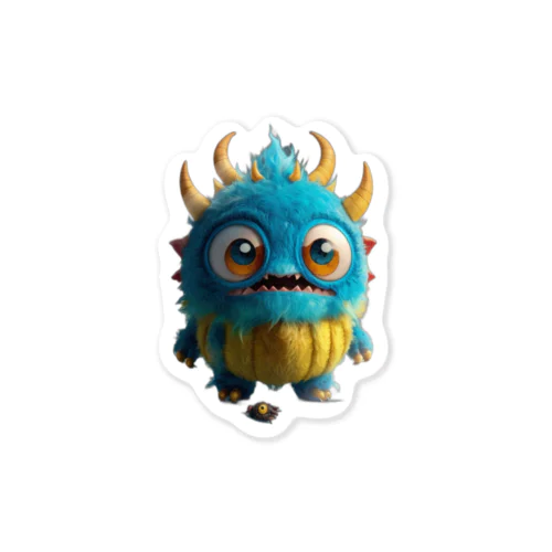 cute monster c Sticker