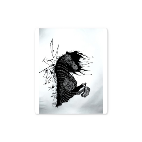 abstract柄 シマウマ Sticker