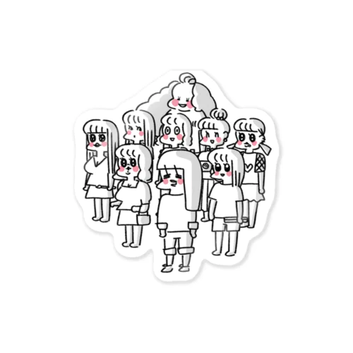 うちらはマブダチ Sticker