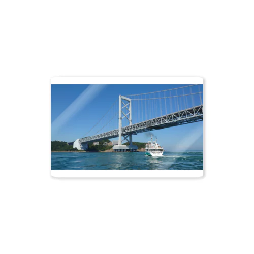 鳴門海峡大橋か瀬戸大橋（たぶん鳴門海峡大橋） Sticker