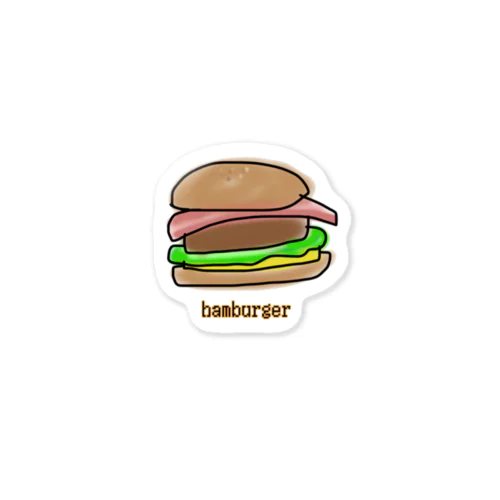 ハンバーガー Sticker