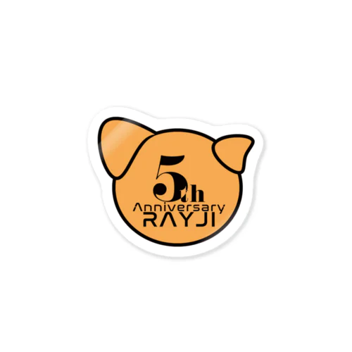 【orange】RAYJI 5th Anniversary Sticker 스티커