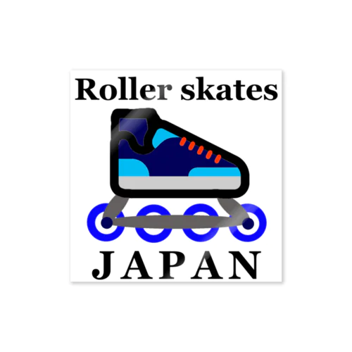 ローラースケート　JAPAN Sticker