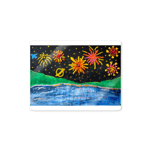2023.8ワークショップあいら（壁画） Sticker