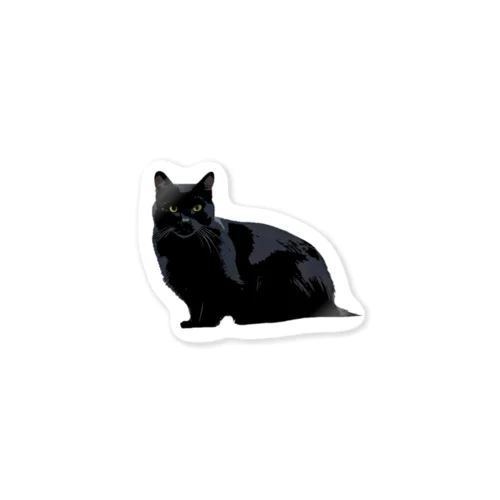 黒猫 Sticker