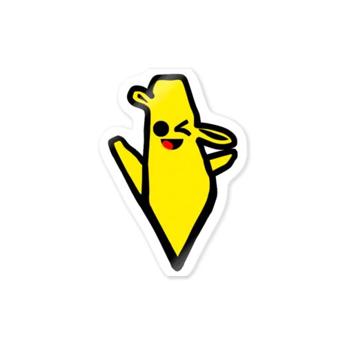 （オリジナル）バナナくんステッカー（フォートナイト） Sticker