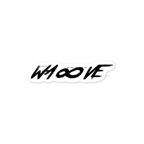 WA∞VE ロゴ Sticker