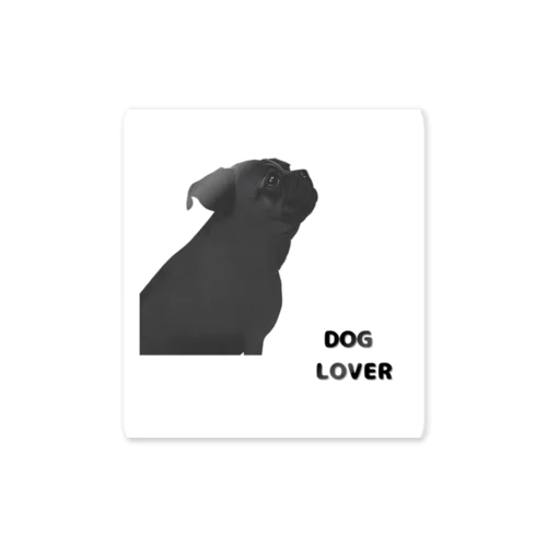 DOG LOVER（パグ） Sticker