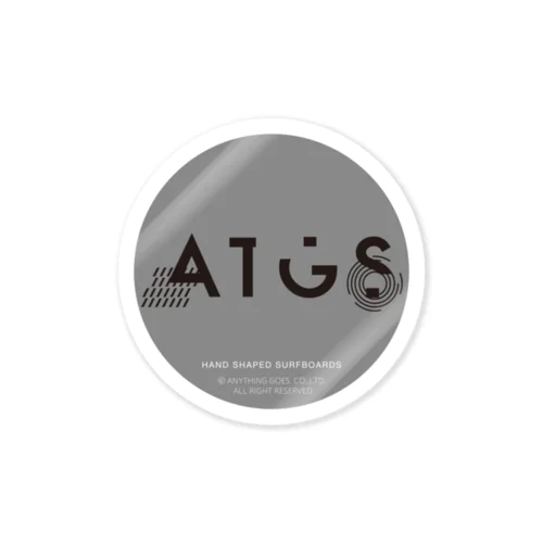 ATGSステッカー＿サークル Sticker