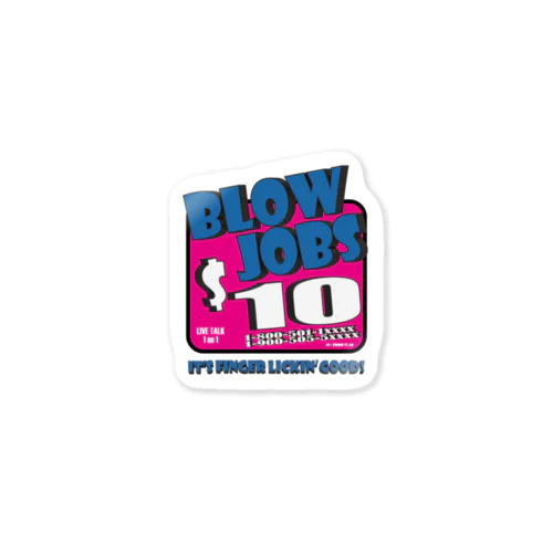 BLOW JOBS Sticker