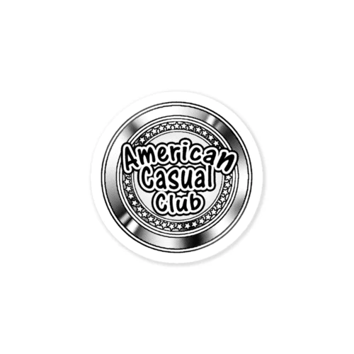 American Casual Club ロゴ1 Sticker