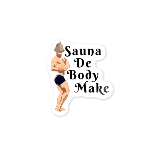 Sauna De Body Make Sticker