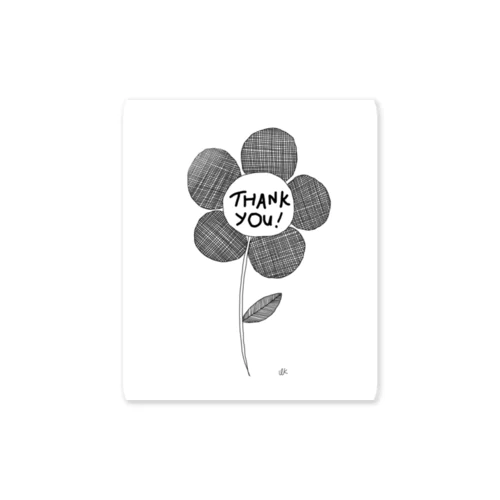 Thank You： Sticker