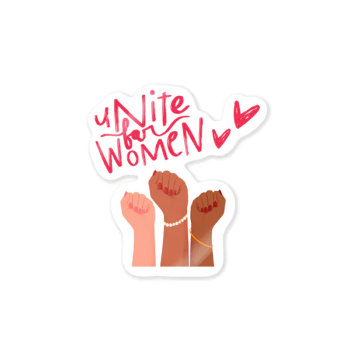 Unite for Women ステッカー