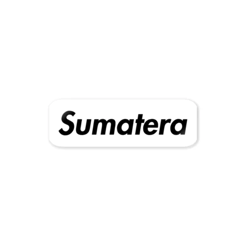【ボックスロゴ】Sumatera（スマトラ）WHITE ステッカー