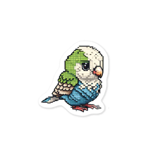 ドット絵のインコ２ Sticker