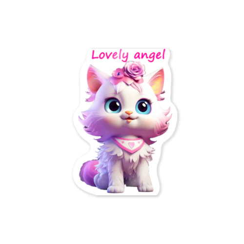 Lovey angel ステッカー