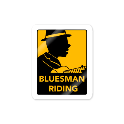 BLUESMAN RIDING  ステッカー