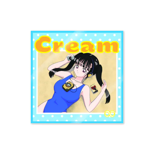 Japanolofi Records 42th Cream Goods ステッカー