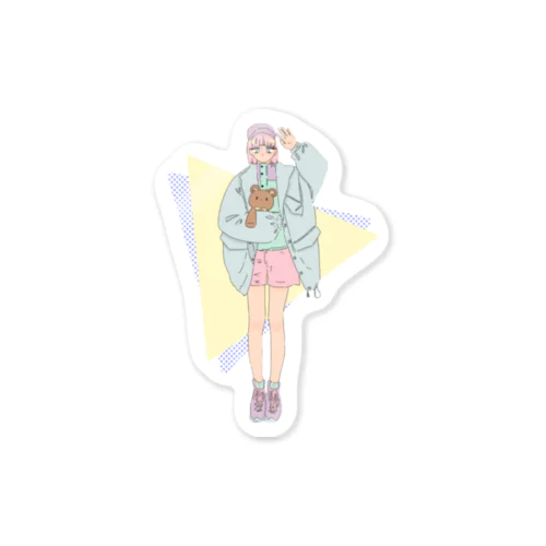 ふらっふぃがーる Sticker