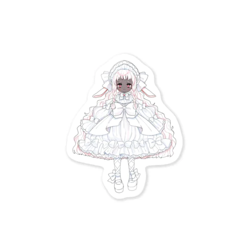 しろうさぎちゃん Sticker