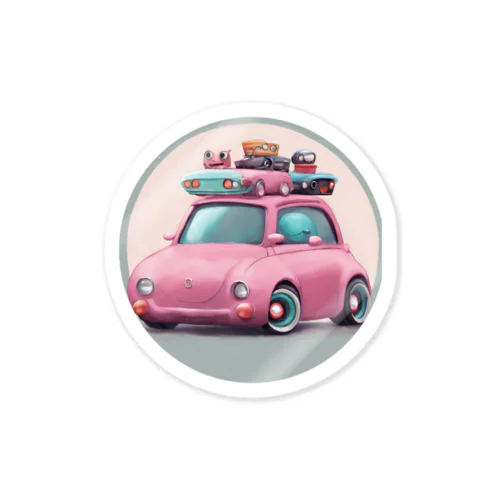 キュートな車💘 Sticker